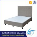 Assembly Divan Bed Design Fabric Solid Wood Bed Frame